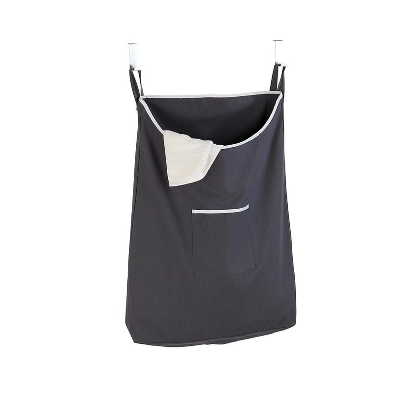 WENKO Canguro Über-Tür Wäschesammler, grau