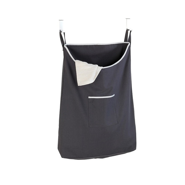WENKO Canguro Über-Tür Wäschesammler, grau - 2