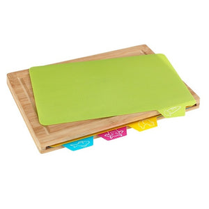 WENKO Schneidbrett-Set 5-tlg. Bambus, braun - 3