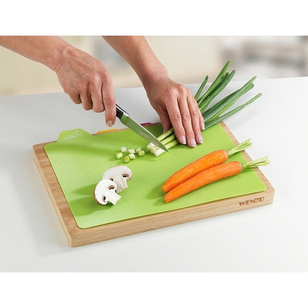 WENKO Schneidbrett-Set 5-tlg. Bambus, braun - 9