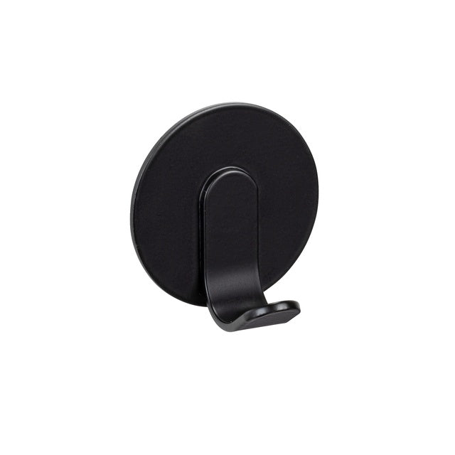 WENKO Turbo-Loc Wandhaken Uno Bivio, schwarz matt