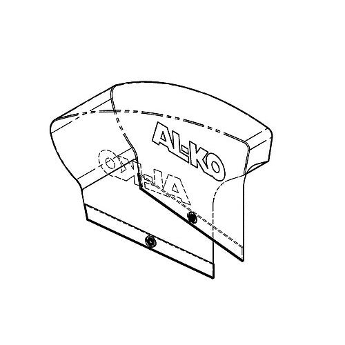 Wetterschutz AL-KO Kupplung schwarz für Caravan
