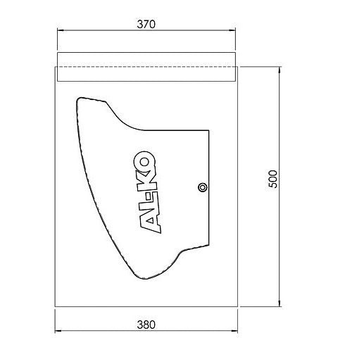 Wetterschutz AL-KO Kupplung schwarz für Caravan