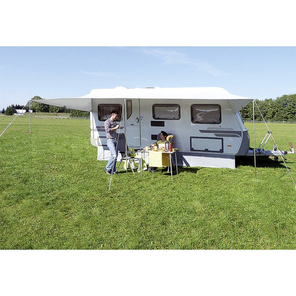 WIGO Sonnendach Solar 500 x 240 cm grau