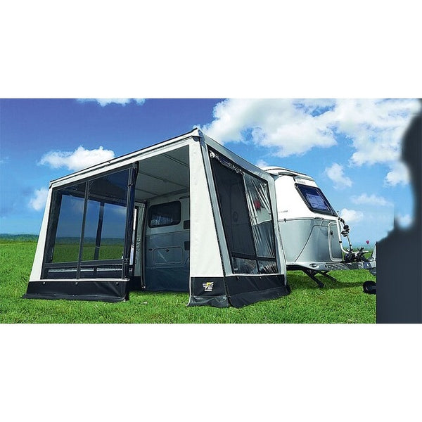 WIGO Vorderwand Rolli Touring 260x200 cm grau