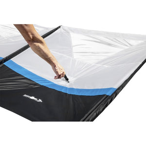 Windschutz Outpost 500x125 cm – grau/dunkelgrau - 2