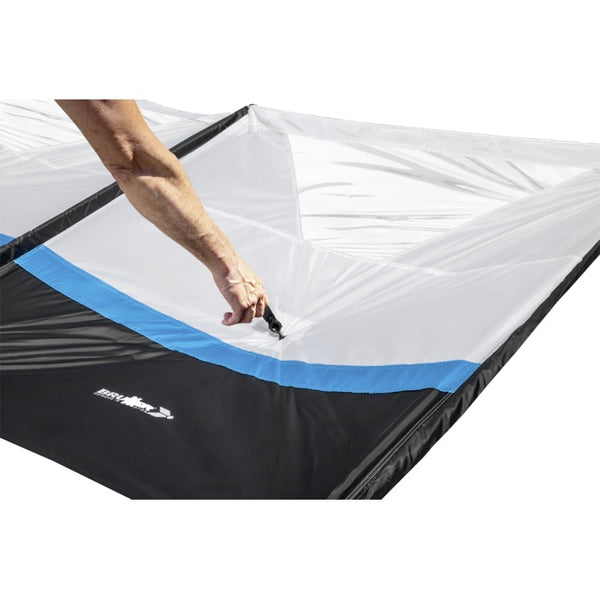 Windschutz Outpost 500x125 cm – grau/dunkelgrau - 2