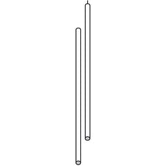 Windschutzstab Stahl 22 mm 150 cm von piper