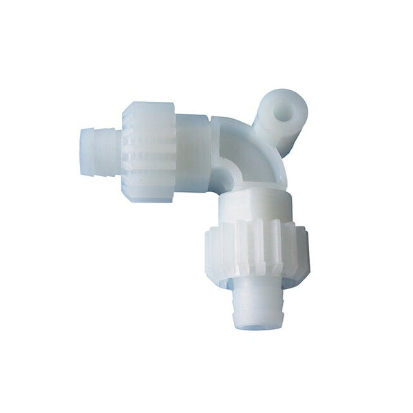 Winkel-Bogen 90° M15 x1,5 mit Muttern – 10 mm