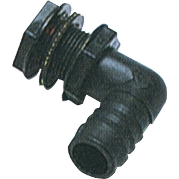 Winkel-Einschraubtülle 1 1/2 Zoll x 40 mm schwarz - 2