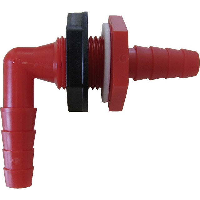 Winkel-Tankanschlussteil 1/2 Zoll mit Dichtungen