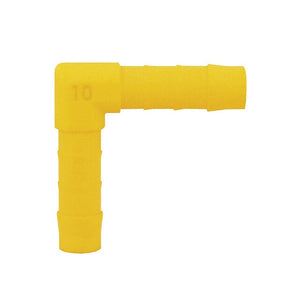 Winkel Verbinder 12 mm - Schlauchverbinder in Gelb