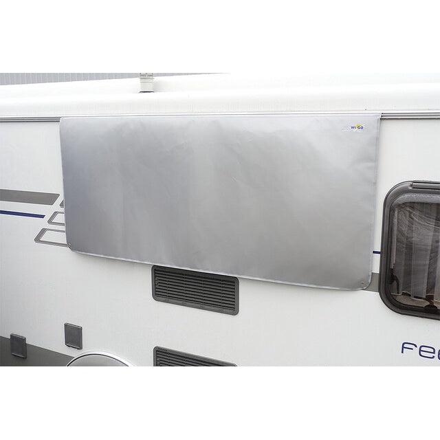 Winter-Isoliermatte grau 160 x 68 cm für Caravan