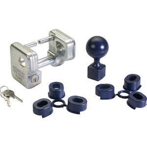 WINTERHOFF Diebstahlsicherung Robstop WS 3000 für Kugelkupplungen, gold und grau - 2