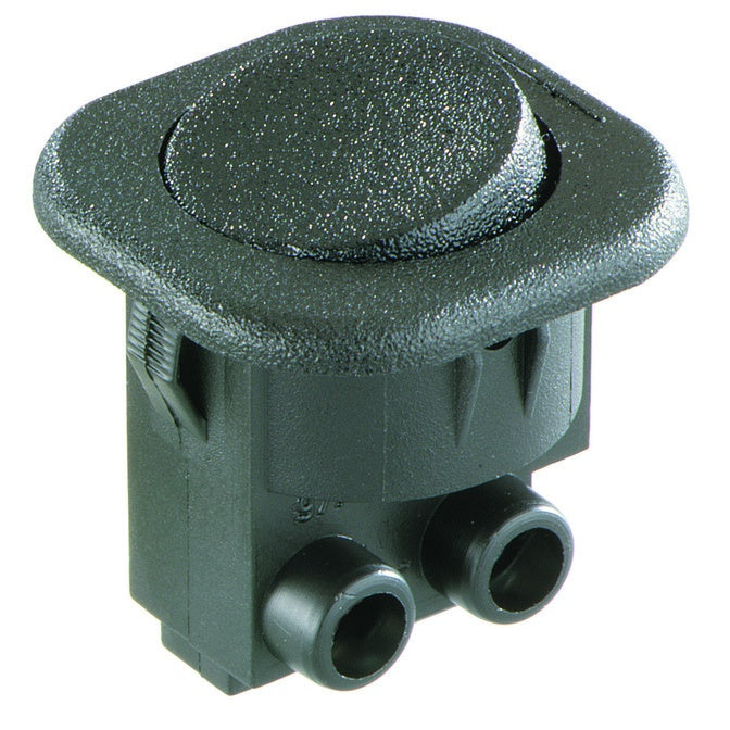 Wippenschalter 250V schwarz 1-polig - inter BÄR