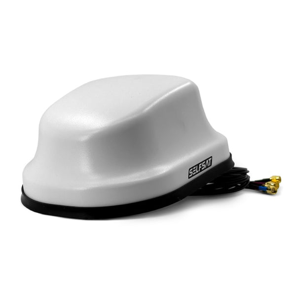 WLAN Router MWR 5550 5G mit SELFSAT Antenne weiß - 5