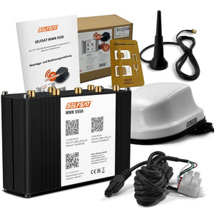 WLAN Router MWR 5550 5G mit SELFSAT Antenne weiß - 6