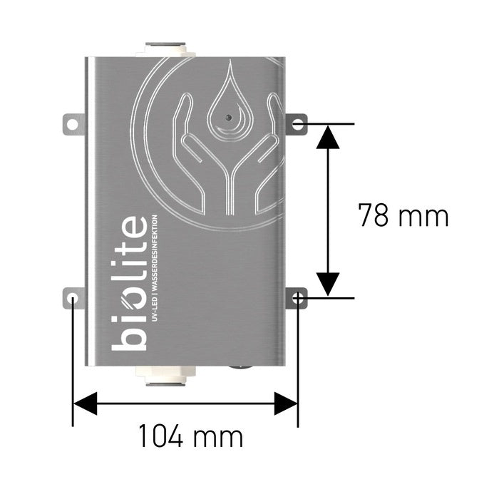 WM aquatec UV-C LED Trinkwasser-Desinfektionsgerät, grau
