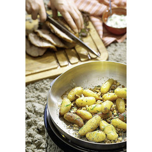 Wokschale COBB aus Edelstahl – 34x30 cm - 2