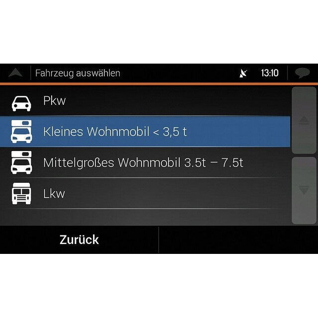 XZENT X-MAP27-MH1 Navigationssoftware für Reisemobile