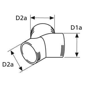 Y Stück 80/60 mm - Zubehör für Webasto Heizungen