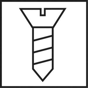 Zurrplatte AJ 90 Grad Senkung 44,5 mm - Aluminium - 2