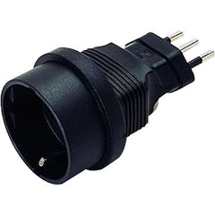 Zwischenstecker schwarz für Schukostecker - DINIC